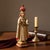 Vintage Infant Jesus of Prague Chalkware Statue-Italy-Catholic-Religious-Christ For Sale - Image 4 of 10