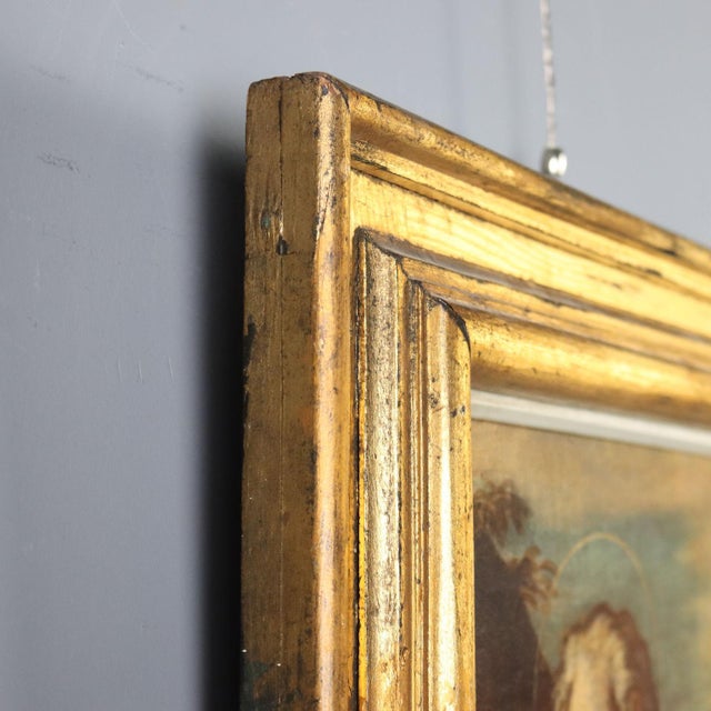 Italian Artist, St. Joseph and the Child Jesus, 1600s, Oil on Canvas For Sale - Image 8 of 10