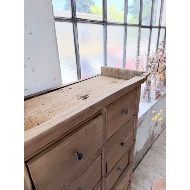 Pine Workshop Cabinet with Drawers, 1950s For Sale - Image 16 of 18