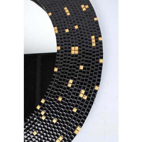 Large Round Mirror with Mosaic For Sale - Image 5 of 7