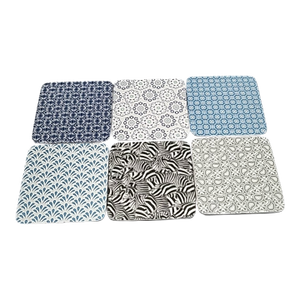 Ted Baker Portmeirion Square Decorative Coasters with box - 6pcs