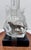 Kitty Cantrell “Devotion” Limited Edition Lucite & Pewter Wolf Sculpture With Lighted Base For Sale - Image 15 of 17