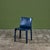 The iconic chair designed by Mario Bellini for Cassina c.1970s, Italy, features the original navy blue saddle leather...