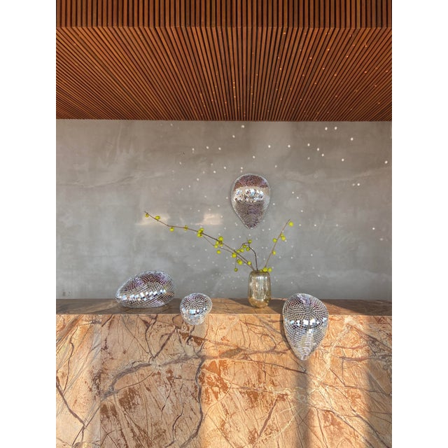 Contemporary Pop Art Melted Disco Ball Glass Mosaic Sculpture For Sale - Image 12 of 12