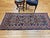 Vintage Persian Kerman Rug, Hand-Knotted Wool, All-Over Floral Garden Pattern, Navy & Ivory, 3x7 For Sale In Chicago - Image 6 of 16