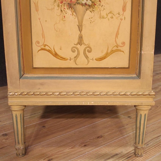 Louis XVI Dresser with Mirror in Lacquered Wood, 1960s For Sale - Image 9 of 13
