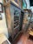 Rustic Mid 20th Century Rustic English Tudor Revival Glazed Bookcase Cabinet For Sale - Image 3 of 6