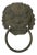 Vintage Iron Black Color Lion Head Shape Pull Handle Display For Sale