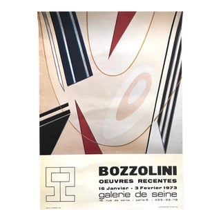 1973 Silvano Bozzolini French Gallery Poster For Sale