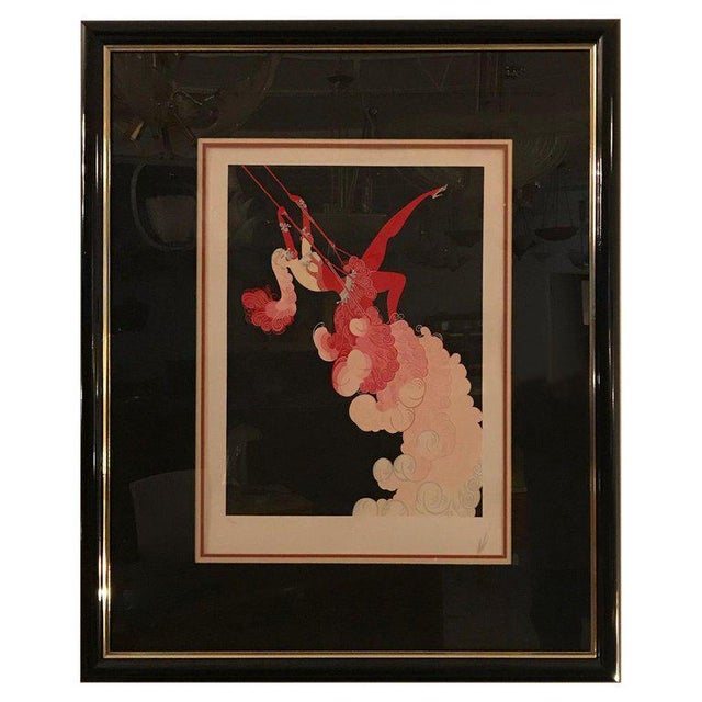 Erte ‘French, 1892-1990’ the Trapeze For Sale - Image 11 of 11