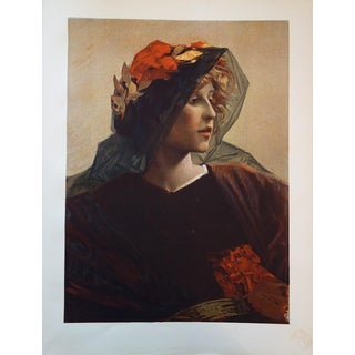 Alfred Pierre Agache, Impéria, Original Lithograph, 1897 For Sale