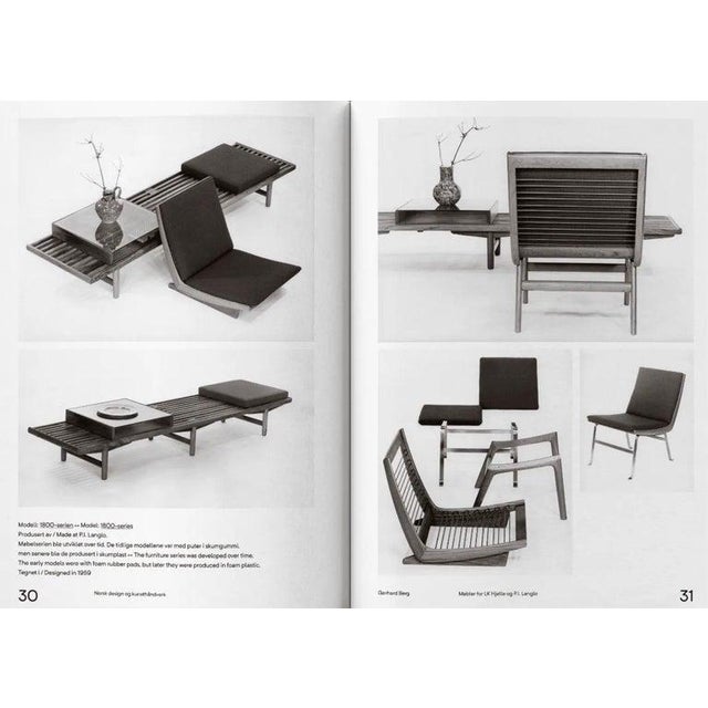 1960s Scandinavian Modern Teak Slipper Chair Ottoman Set by Gerhard Berg For Sale - Image 11 of 11