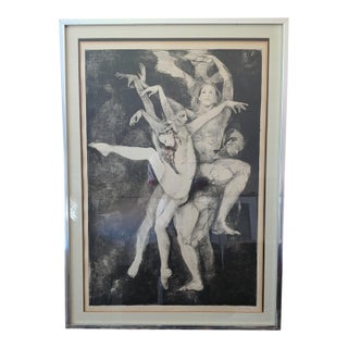 Late 20th Century Dance - Mezzotint by g.h. Rothe (German, 1935-2007) For Sale