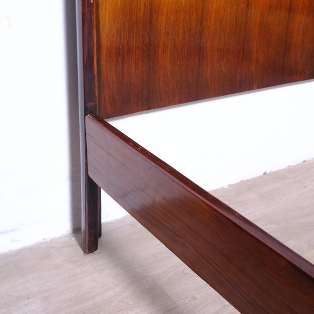 1950s Wooden Double Bed, Italy, 1950s For Sale - Image 5 of 15