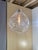 Contemporary Transparent With Wite Wire Pendant in Murano Glass For Sale - Image 10 of 12
