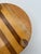 Striking vintage handcrafted lidded wood bowl dated October 24, 1996 on the underside. The piece is constructed from...