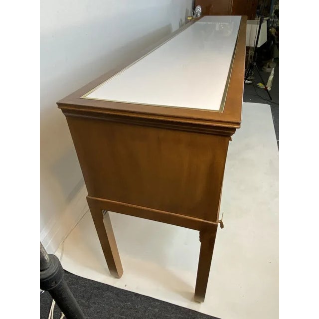 Mid-Century Modern Mid Century Brass Butterflies Sideboard For Sale - Image 3 of 13