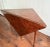 Heckman Burlwood Drop-Leaf Handkerchief Corner Table For Sale - Image 10 of 12