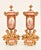 French Antique French Gilt Bronze & Porcelain Three-Piece Figural Clock Garniture For Sale - Image 3 of 13