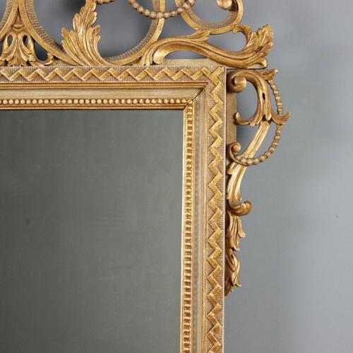 Golded and Wooden Mirror For Sale - Image 5 of 11