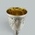 Antique Vintage Sterling Silver Gilt Wine Religious Goblet Chalice 1971 5.5 Ozs For Sale - Image 6 of 8