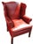 Old Hickory Furniture Company Experience the Pinnacle of American Craftsmanship With This Rare Cognac Leather Wingback Chair by Old Hickory Tanery For Sale - Image 4 of 7