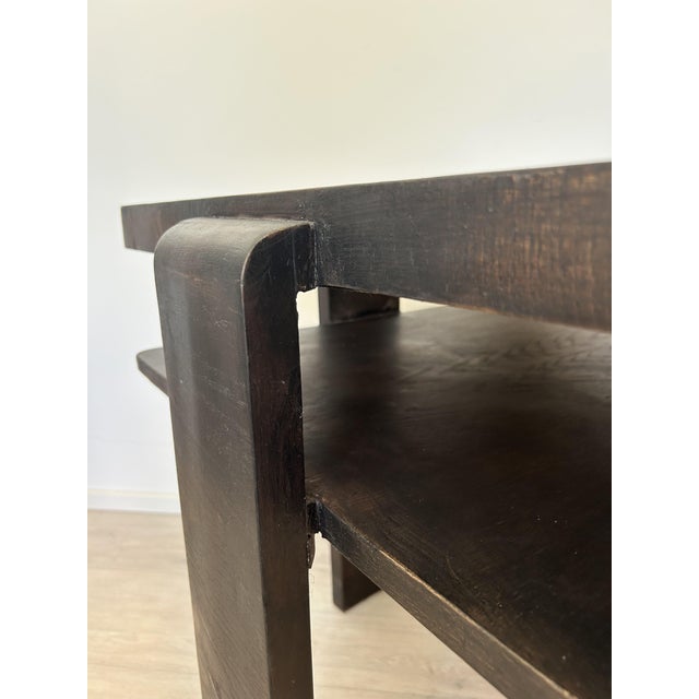 Bauhause Wooden Coffee Table, Germany, 1950s For Sale - Image 6 of 13