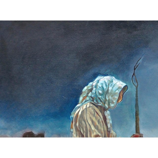 Elin Sian Blake, The Hosts of Rebecca after Alexander Cordell, 21st Century, Oil on Canvas For Sale - Image 6 of 18