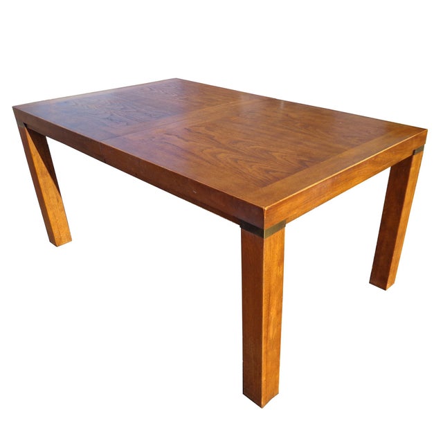 Drexel Woodbriar Extendable Dining Table & Chairs Set of 7 Chairish