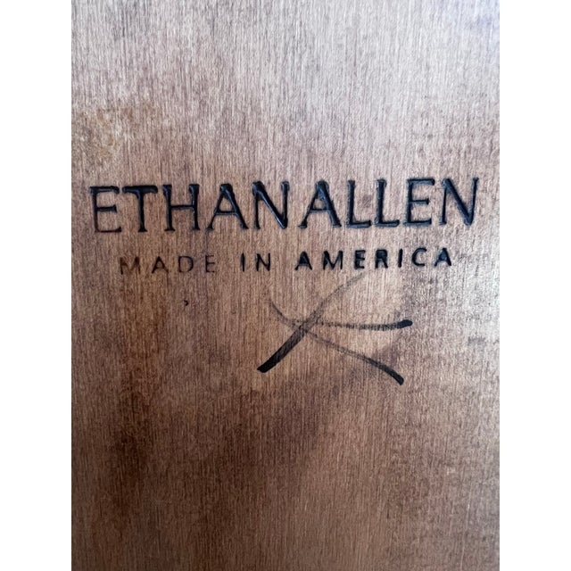 1990s 1990s Ethan Allen Windsor Side Chair of Solid Maple For Sale - Image 5 of 5