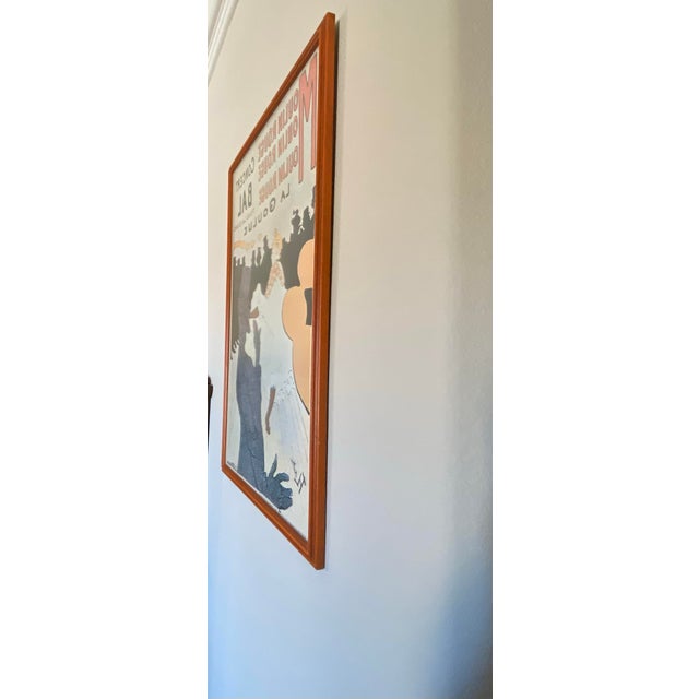 Mid-Century Modern Vintage Pre-1977 Toulouse-Lautrec Moulin Rouge: La Goulue Reproduction For Sale - Image 3 of 6
