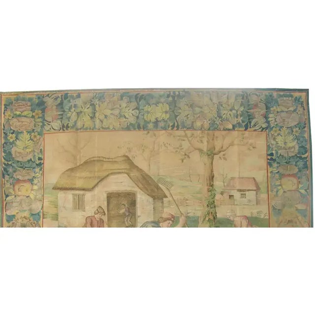 Antique 17th Century Cartoon Tapestry For Sale - Image 4 of 9