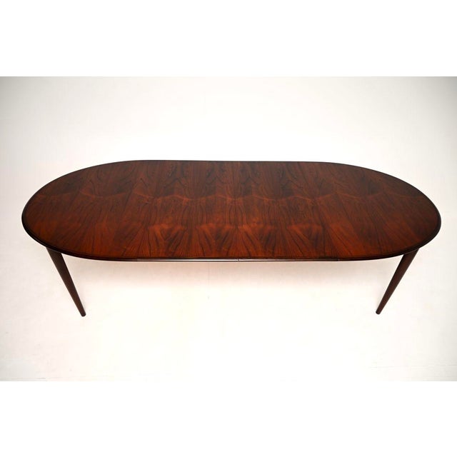 Mid-Century Modern Vintage Danish Extending Dining Table, 1960 For Sale - Image 3 of 11
