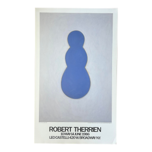 New York Leo Castelli Gallery Poster for Artist Robert Therrien 1986