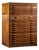 Industrial Antique Four Section Flat File by Hamilton For Sale