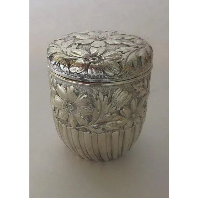 Sterling Silver Lidded Box by Gorham Repousse For Sale In Denver - Image 6 of 8