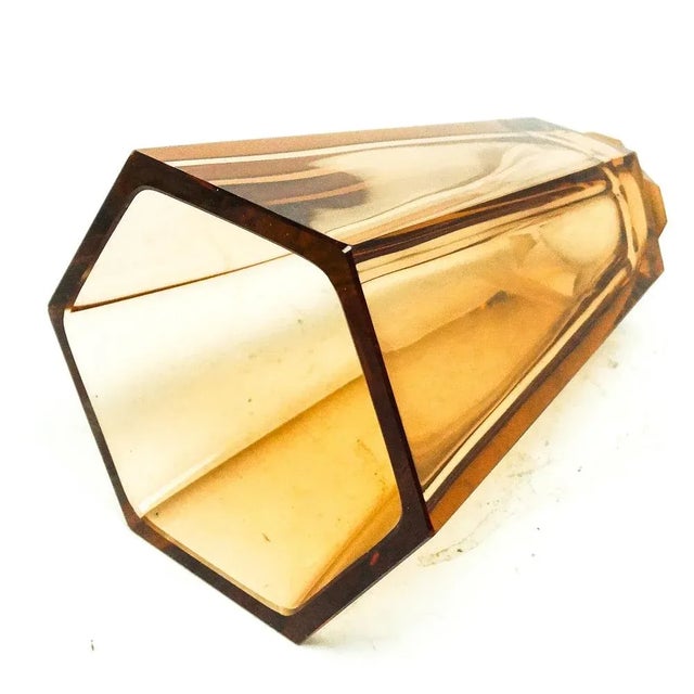 Art Deco Vase from Moser, Czechoslovakia, 1930s For Sale - Image 3 of 5