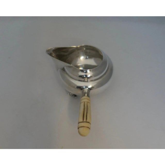 Georg Jensen Mid 20th Century La Paglia (Jensen) Blossom Creamer For Sale - Image 4 of 10
