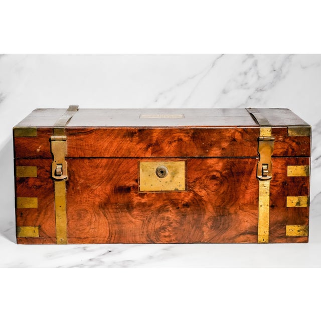 An extraordinary example of Victorian craftsmanship and aristocratic luxury, this magnificent antique writing slope is a...