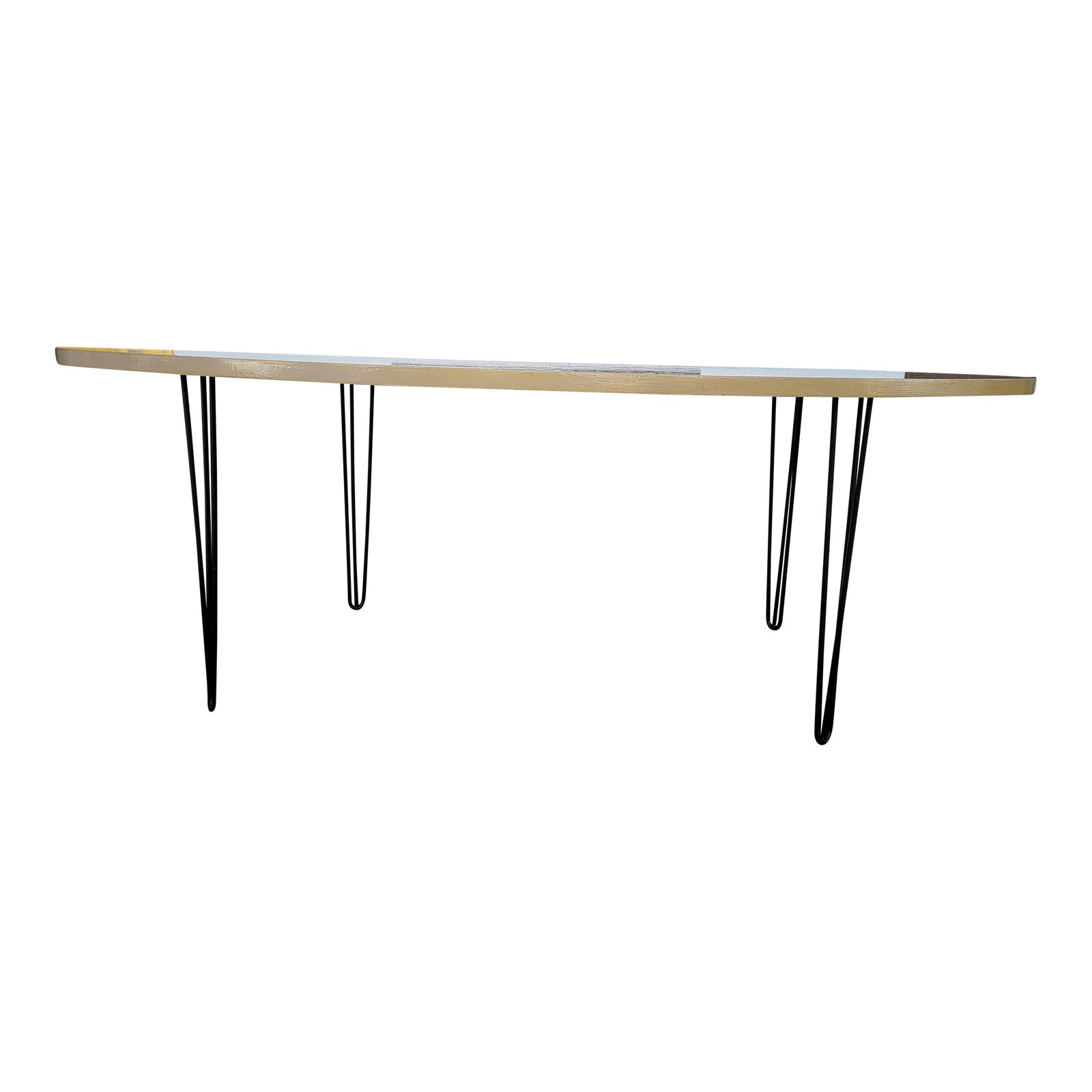 Contemporary Modern Oval Dining Table. | Chairish