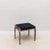 Modern Velvet Upholstered Stool With Bronze Patina Brass by R&y Augousti For Sale - Image 3 of 8