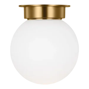 Kelly Wearstler By Visual Comfort Studio Nodes 1-Light Extra Large Flush Mount in Burnished Brass