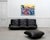 Vintage Marsala Sofa and Ottoman in Brown Leather from Ligne Roset, 1980s, Set of 2 For Sale - Image 11 of 13