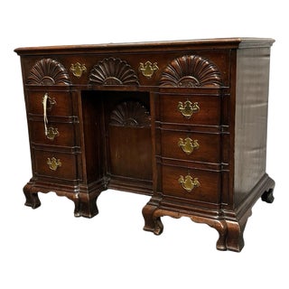 Mahogany Rhode Island Desk in the style of John Townsend For Sale