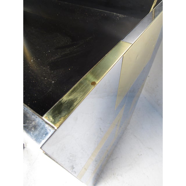 1960s Vintage Paul Evans Cityscape Bar Cart Pe 200 Series for Directional For Sale - Image 10 of 12