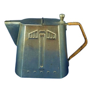20th Century Art Deco Silver-Plated Teapot by WMF Württembergische Metallwarenfabrik, Germany, 1890s For Sale
