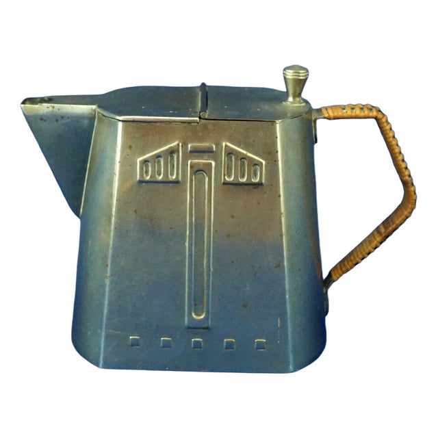 20th Century Art Deco Silver-Plated Teapot by WMF Württembergische Metallwarenfabrik, Germany, 1890s For Sale