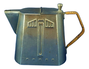 20th Century Art Deco Silver-Plated Teapot by WMF Württembergische Metallwarenfabrik, Germany, 1890s