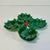 Ceramic Mid 20th Century Americana Folk Art Ceramic Divided Christmas Holly Dish For Sale - Image 7 of 10