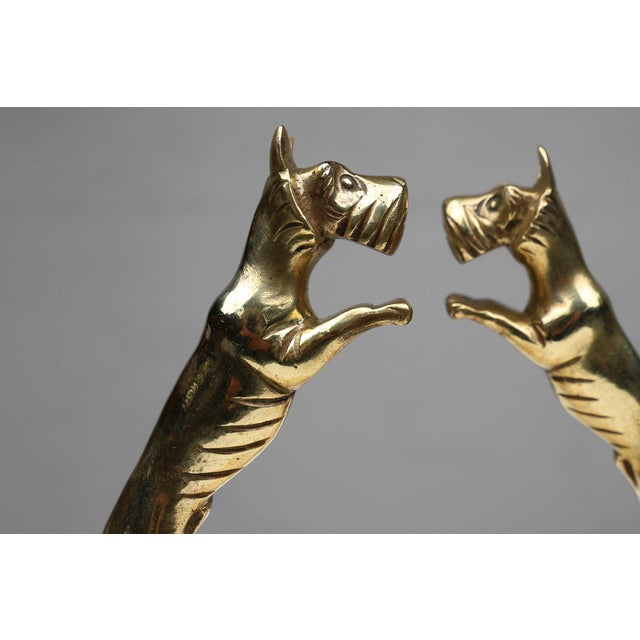 Art Deco Bookends in Copper with Marble Bases, France, 1930s, Set of 2 For Sale - Image 4 of 11